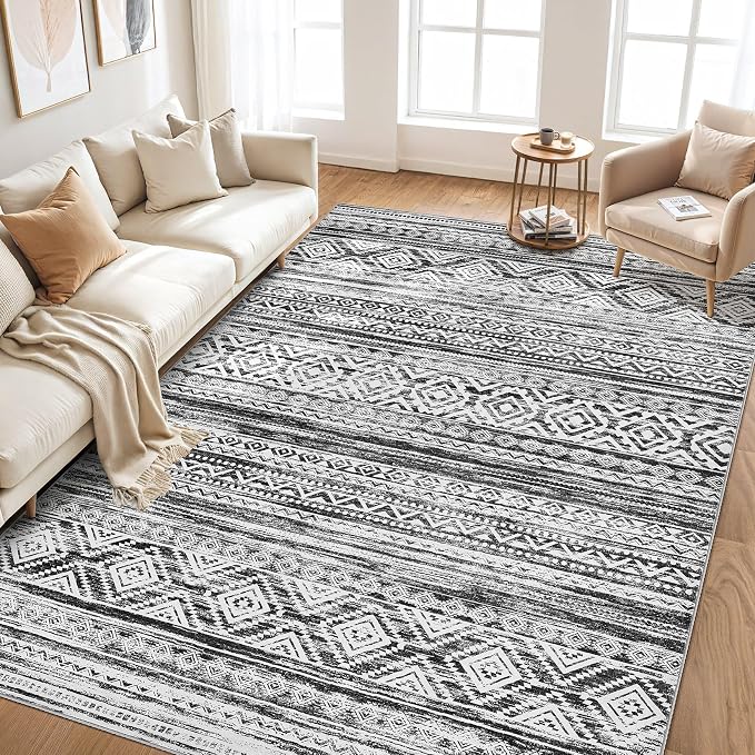 cotiled 8x10 Area Rugs Living Room Rug: Washable Boho Rugs - Image 6