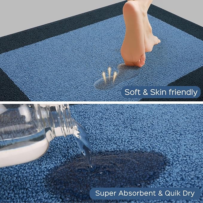 Machine Washable Runner Rugs Set of 2, Non Slip Kitchen Mats - Image 2
