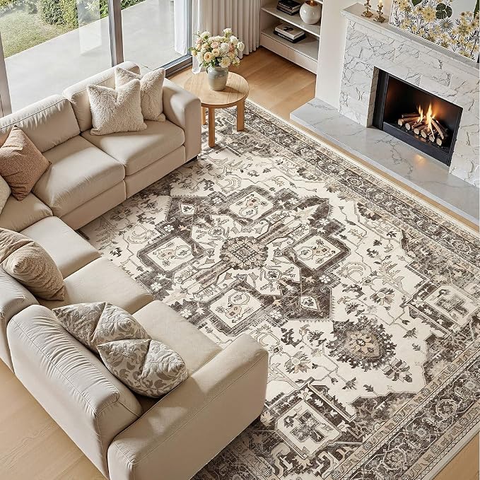 Washable 8x10 Area Rug for Living Room - Image 5