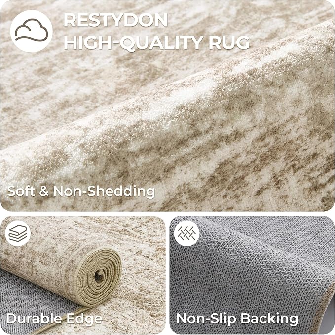 3x8 Runner Rug Non Slip Washable - Image 7