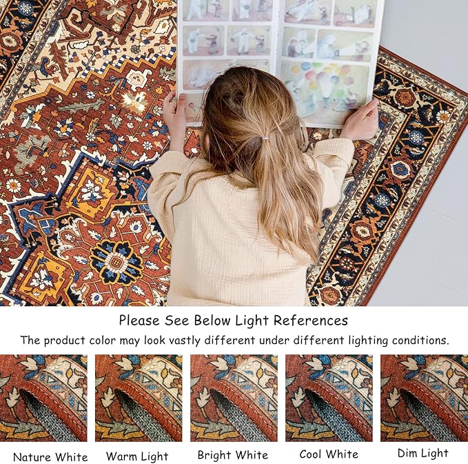 Moynesa Ultra-Thin Washable Runner Rug - Image 6