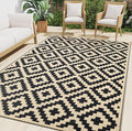 Smiry Waterproof Outdoor Rug 9x12 ft, Reversible Plastic Straw Patio Camping by Smiry
