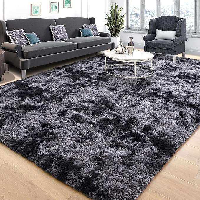 Tepook Soft Fluffy Rugs for Living Room, 5x8 Shaggy Area Rug for Bedroom by Tepook