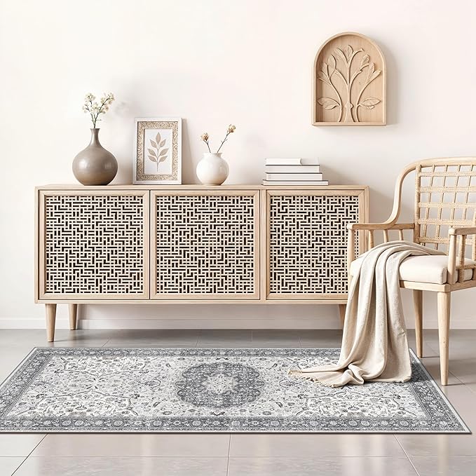 Washable 2x4 Kitchen Sink Rugs: Washable Non-Slip Hardwood Floor Mat by HYHAOYUNLAI