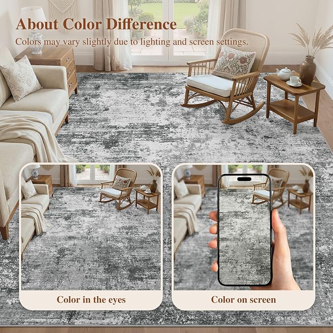 UERMEI 9x12 Area Rug for Living Room - Image 8