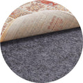 Veken 5 Ft Round Non Slip Cushioned Rug Pad Gripper, Felt and Silicone Backing by Veken