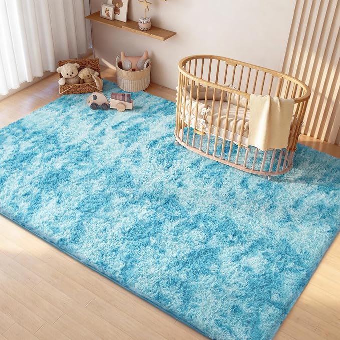 Litanika 6x9 Fluffy Shag Faux Fur Area Rug - Image 4