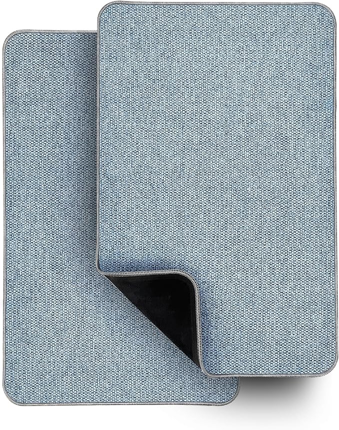 Bosap Bath Mat, Ultra Thin Bathroom Rugs, Rubber Bath Mats by BosapDirect