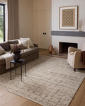 Loloi Amber Lewis Monty Collection MOT-06 Pebble/Beige 4'-0" x 6'-0", .50" Pile by Unknown