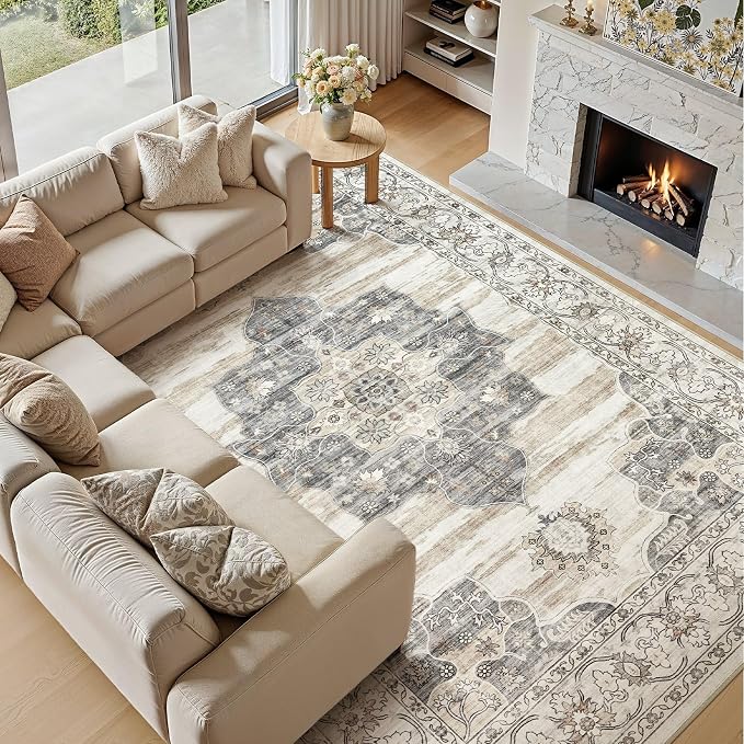 5x7 Washable Area Rug - Image 6
