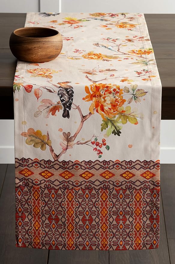 Maison d' Hermine Table Runner 100% Cotton 14.50" x 90" | Table Runners 90 - Image 9