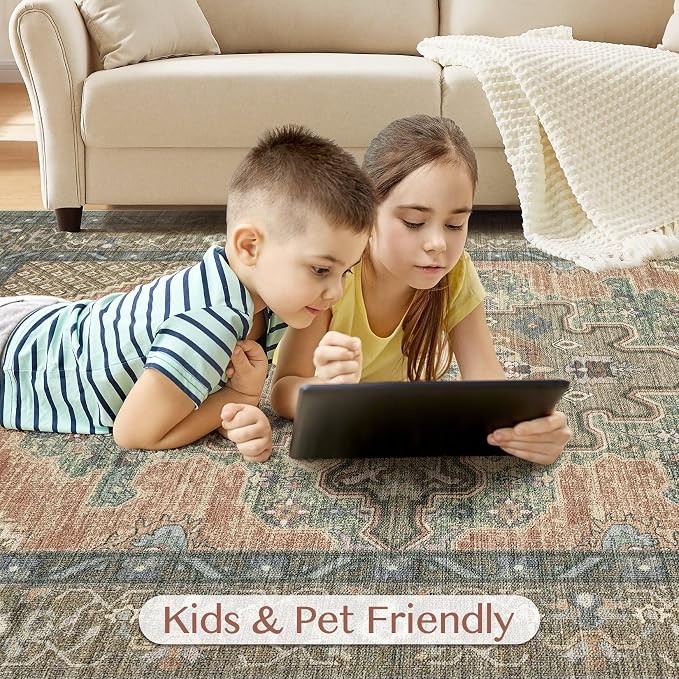 Tortania Area Rug Living Room Rugs - Image 6