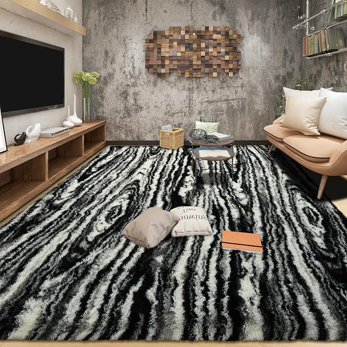 Tepook Area Rugs 9x12 for Living Room, Super Soft Fluffy Rugs for Bedroom by Tepook