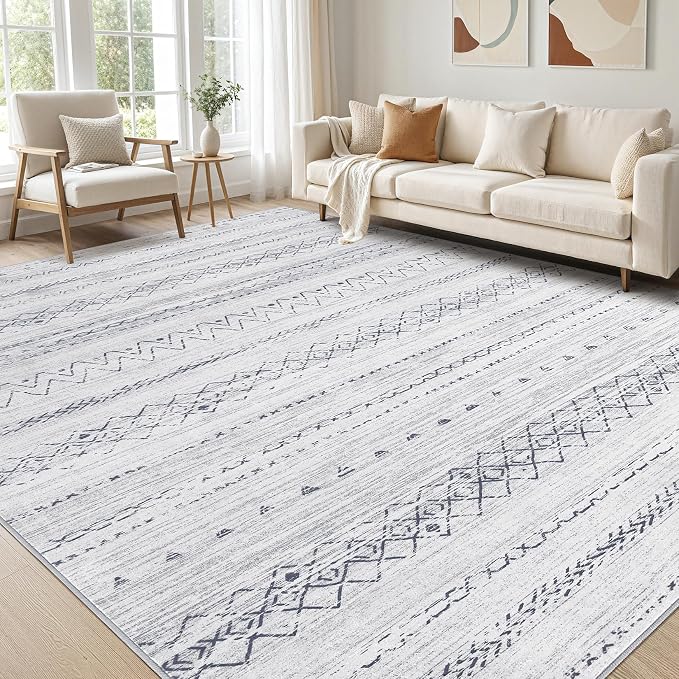 cotiled 5x8 Area Rugs Living Room Rug: Washable Boho Rugs by COTILED