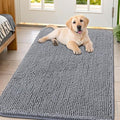 Smiry Dog Door Mat for Muddy Paws 47x32, Absorbent Dirt Trapper, Non-Slip by Smiry