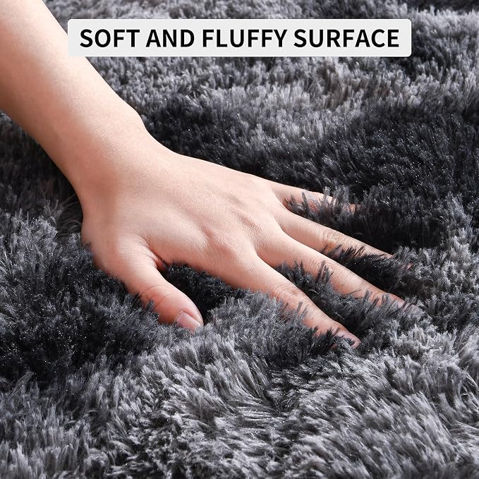 Tepook Soft Fluffy Rugs for Living Room, 5x8 Shaggy Area Rug for Bedroom - Image 7