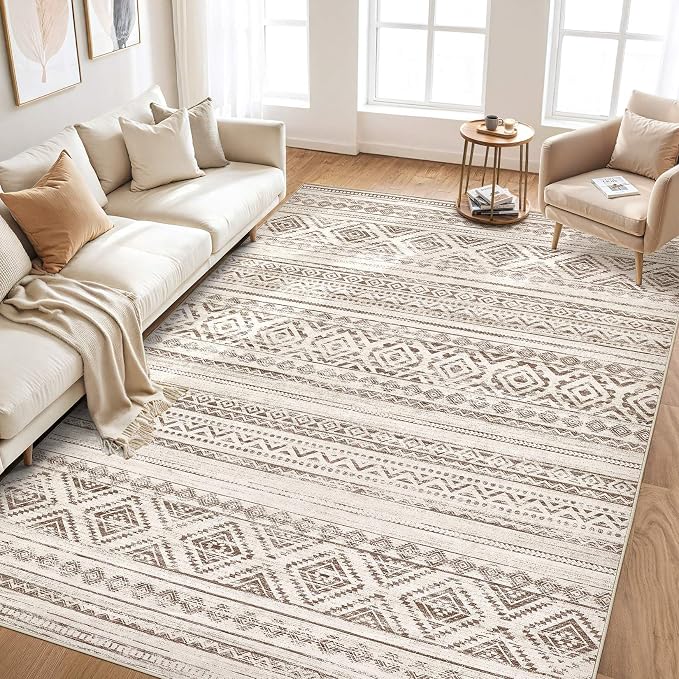 cotiled 6x9 Area Rugs Living Room Rug: Washable Boho Rugs - Image 5