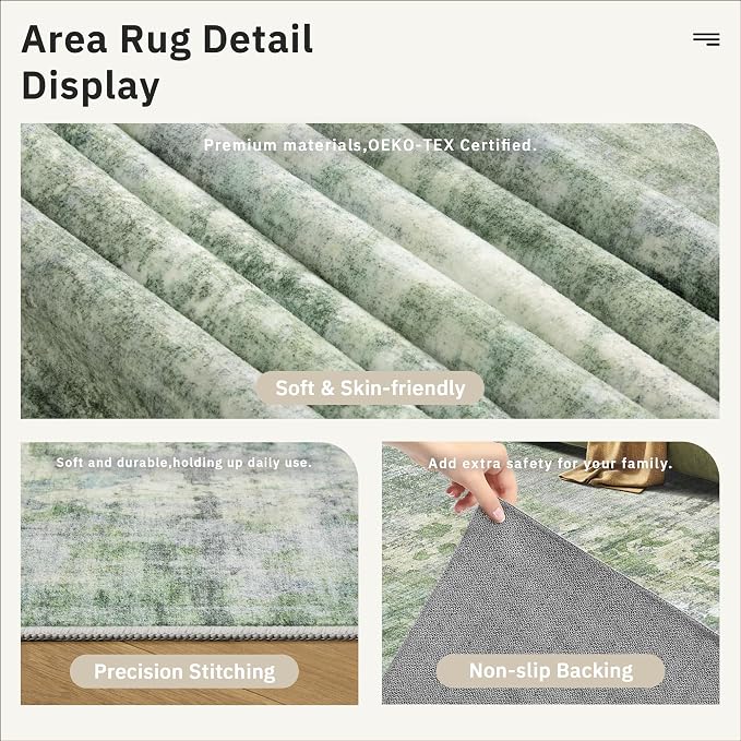 Soalmost Washable Runner Rug - Image 6