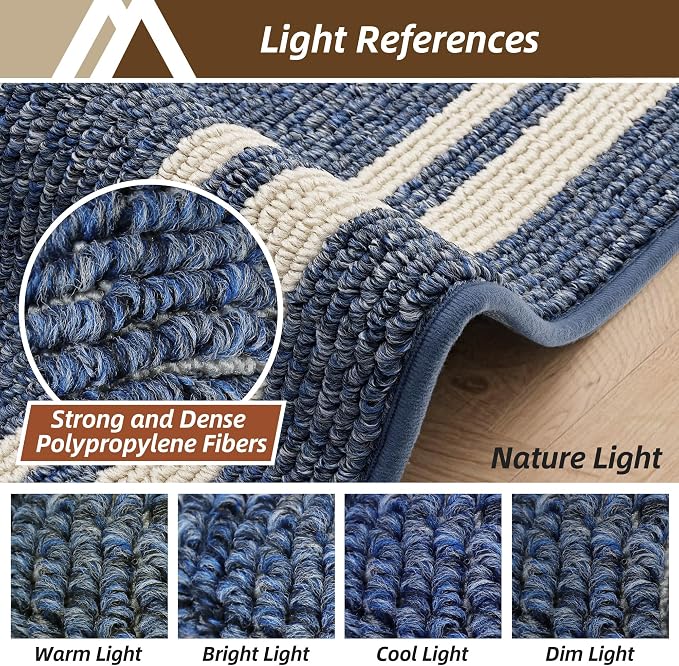 COSY HOMEER Kitchen Rugs Non-Slip 24x35/24x60 Inch Thick Polypropylene Standing - Image 9