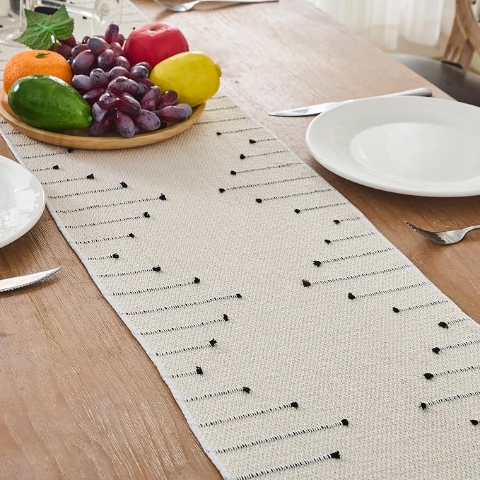 Table Runner 48 Inches Long, Boho Style - Image 6