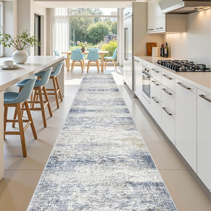 Washable Runner Rug 2.5x16, Non-Slip Long Kitchen Mats - Image 3