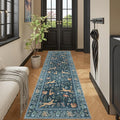 DUKINO 2x10 Rug for Hallway, Washable Kitchen Runner Rug by DUKINO