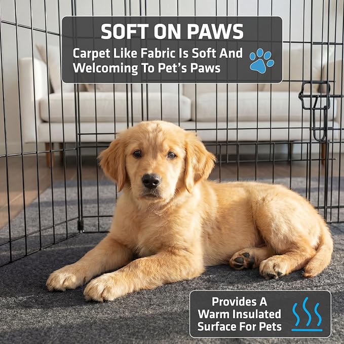 Drymate 2-Pack Jumbo Dog Playpen Mat, Waterproof, Slip-Resistant, Machine - Image 4