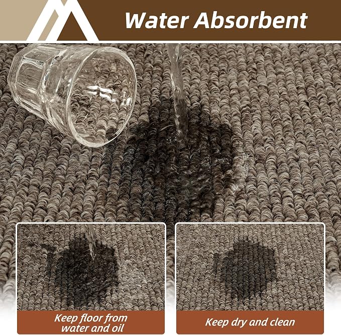 COSY HOMEER Kitchen Rugs Non-Slip 20x30/20x48 Inch Thick Polypropylene Standing - Image 4