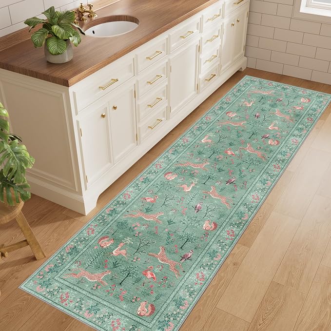 DUKINO 2x6 Rug for Hallway, Washable Kitchen Runner Rug - Image 4