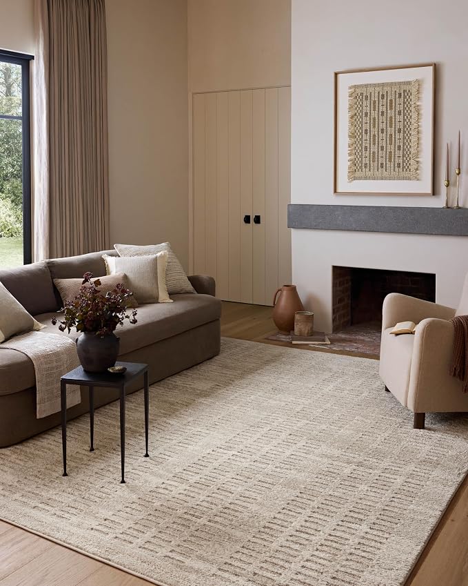 Loloi Amber Lewis Monty Collection MOT-03 Ivory/Beige 2'-7" x 4', .50" Pile by Unknown