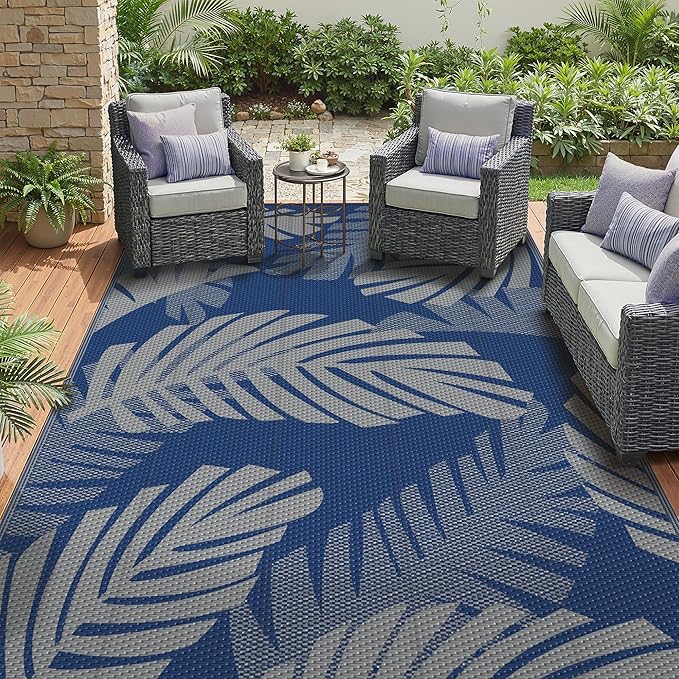 GENIMO Waterproof Outdoor Rug 5' x 8' by GENIMO