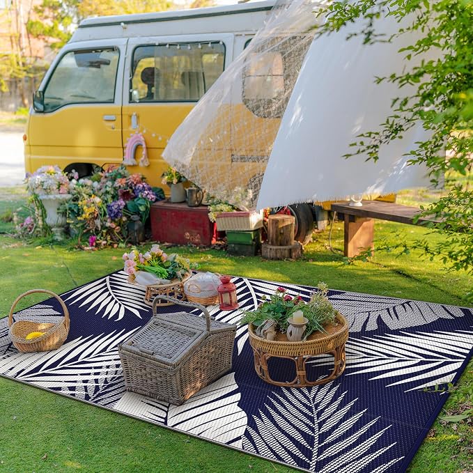 GENIMO Outdoor Rug 9' x 12' Waterproof - Image 3