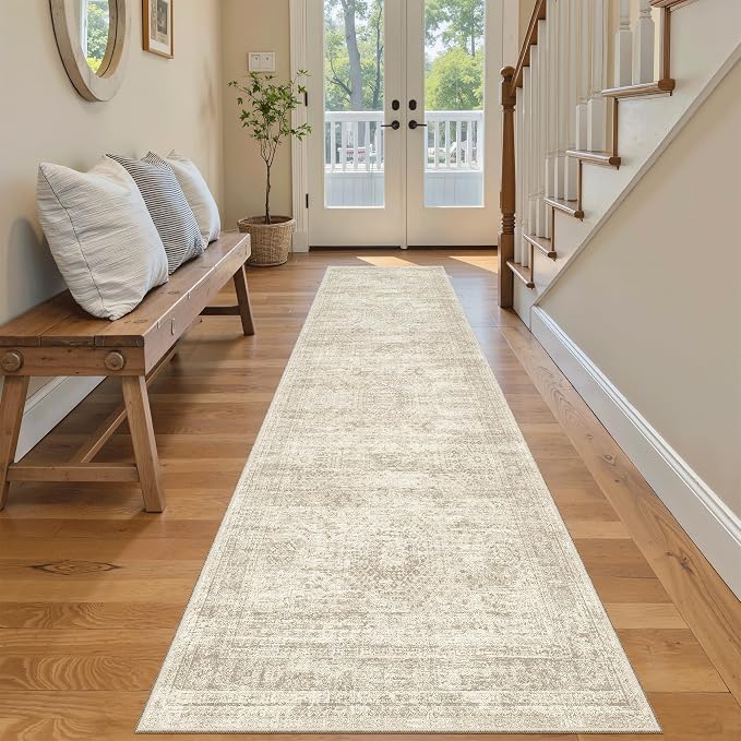 Soalmost Runner Rug 2'x8' Washable Non-Slip Runner Rugs - Image 3