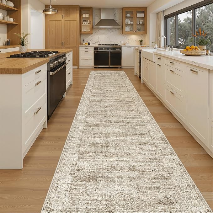 Soalmost Runner Rug 2'6" x 16' Washable Non-Slip 2.5x16 ft Long Runner Rugs - Image 4