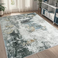 5x8 Area Rugs for Living Room Rug Washable: Abstract Rug for Dining Room by Aelenmu