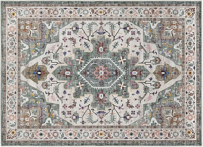 HOOBRO 5 x 7 Area Rugs Washable, Living Room Rugs, Non-Slip Rug Stain Resistant by HOOBRO