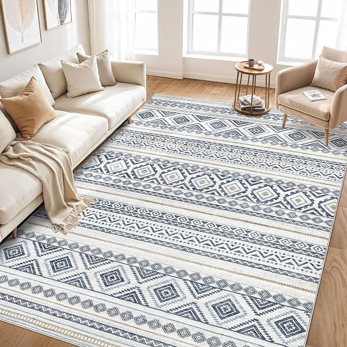 cotiled 10x14 Area Rugs Living Room Rug: Washable Boho Rugs - Image 6