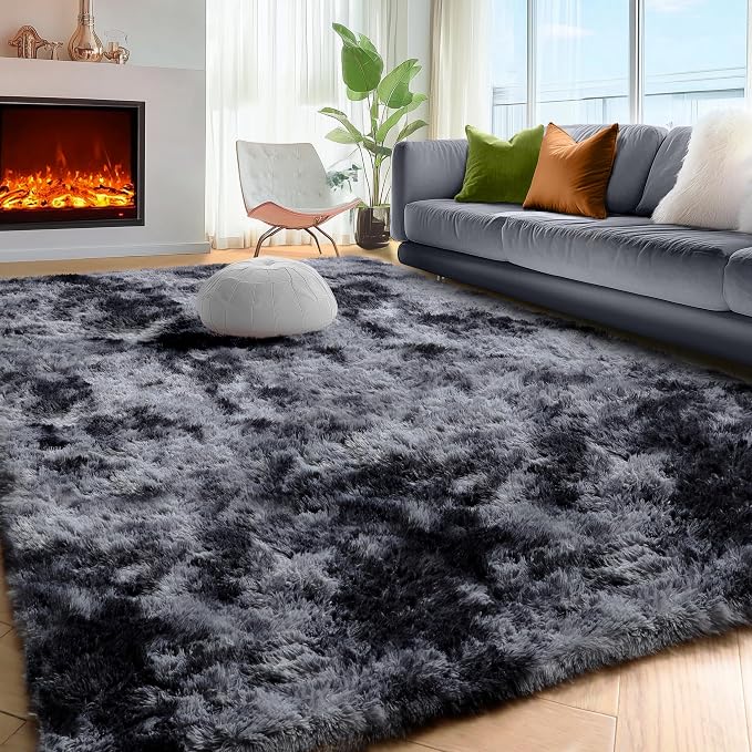 PAGISOFE Abstract Soft Shaggy Rugs - Image 5