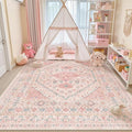 zesthome 8x10 Area Rugs for Girls Bedroom, Non-Slip Backing Washable Rugs by Zesthome