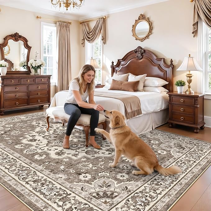 TOPRUUG Washable Oriental Area Rug - Image 4