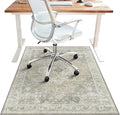 48"x60" Office Chair Mat for Hardwood Tile Floor, Under Desk Carpet Protector by BESBLEE
