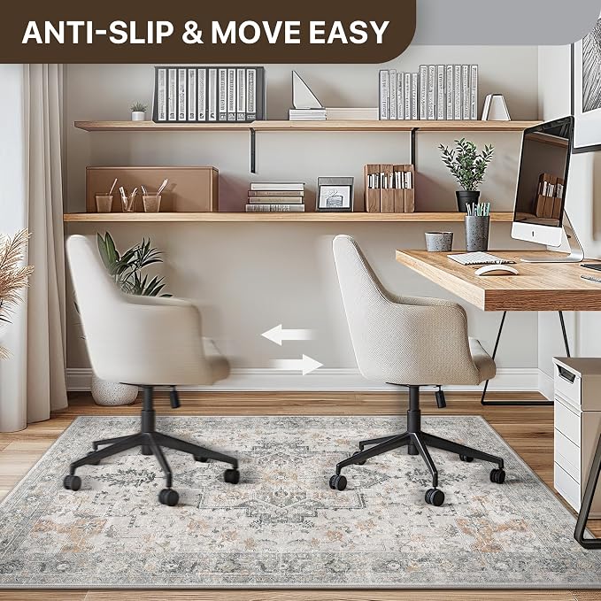 Office Chair Mat for Hardwood Tile Floor, Under Desk Carpet Protector for - Image 5