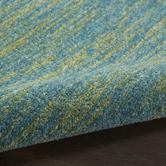 Nourison Home Nourison Essentials Blue Green 5' x 7' Area Rug - Image 11