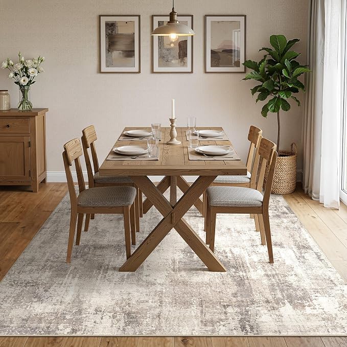 DMOYEST 10x14 Area Rug for Living Room, Washable & Non Slip Large Indoor Carpet - Image 3