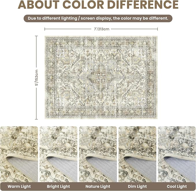 zesthome 5x7 Area Rugs - Image 2