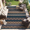 MontVoo Outdoor Rug Carpet Waterproof-Patio Rug Mat 8x10 Reversible RV Outdoor by MontVoo