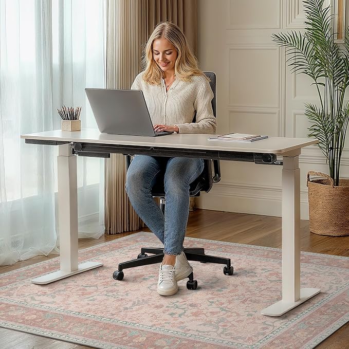 36"x48" Office Chair Mat for Hardwood Tile Floor, Under Desk Carpet Protector - Image 2