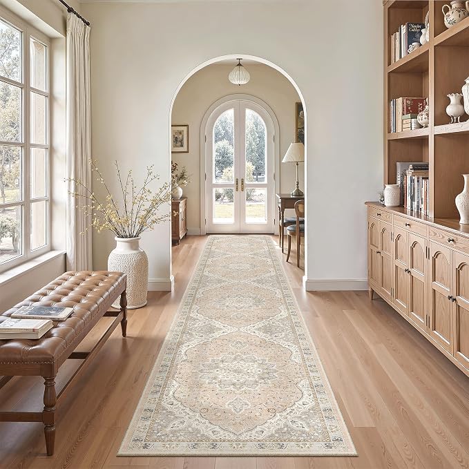 Madane Hallway Runner Rug 2x12, Extra Long Washable Runner Rugs by Madane