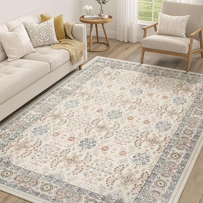 Vintage Living Room Area Rug 5x7 by COTILED