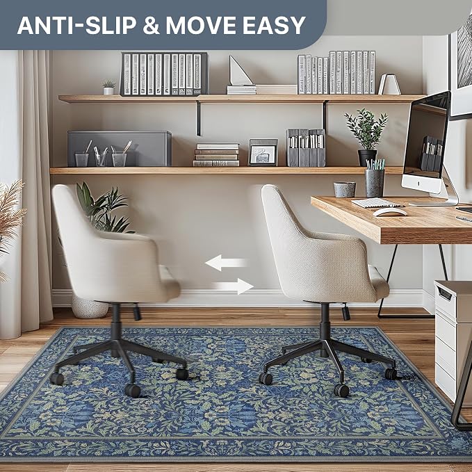 48"x72" Office Chair Mat for Hardwood Tile Floor, Under Desk Carpet Protector - Image 5